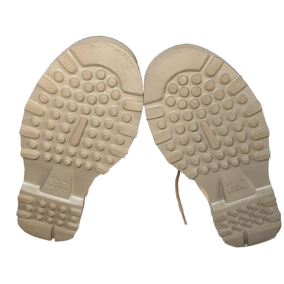 Sorel Caribou Waterproof OTM Boot Womens Size 7 Tan Suede Lightweight Combat - Picture 5 of 5